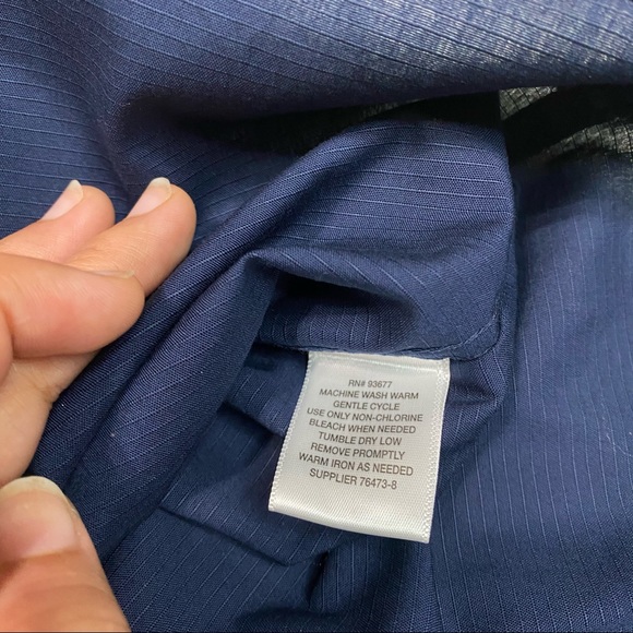 Claiborne Slim Fit Polo Shirt Blue - Picture 6 of 6